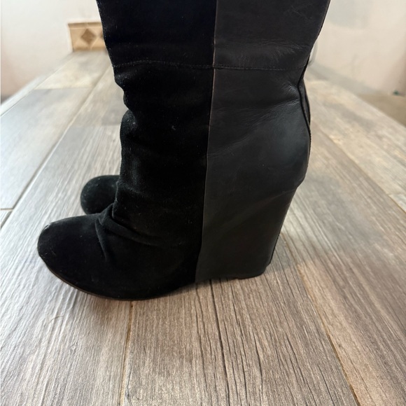 Aldo Black Heeled Boots for Women - Picture 2 of 8